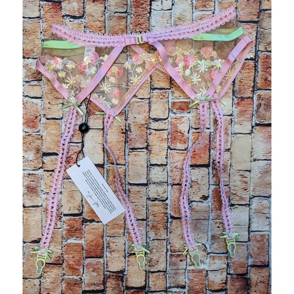 For Love and Lemons Tutti Fruitti Garter Size XXS - Picture 5 of 7